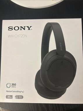 Sony WH-CH720N Over-Ear Wireless Headphones — Black